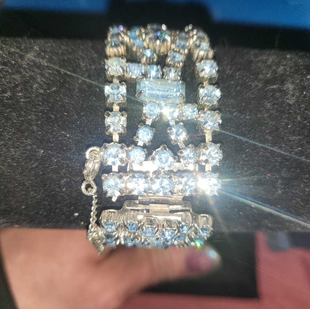 Vintage rhinestone bracelet